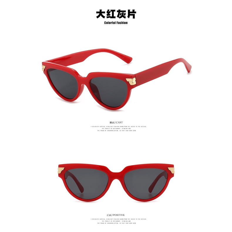 Kính Mát Mắt Mèo Chống Tia UV Phong Cách Thời Trang Phương Tây 2022