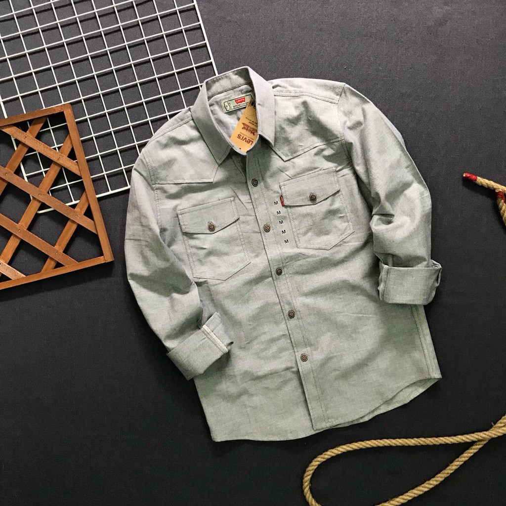 Áo sơ mi nam dài tay polo phong cách công sở MÀU trắng, đen cực đẹp - chuẩn form- lịch sự và hấp dẫn - TASM3018 | BigBuy360 - bigbuy360.vn