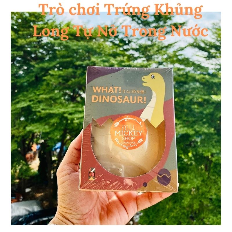 Trò chơi Trứng Khủng Long Tự Nở Trong nước size lớn nhiều mẫu (giao ngẫu nhiên) chính hãng Bat Bunny My Mickey Shop