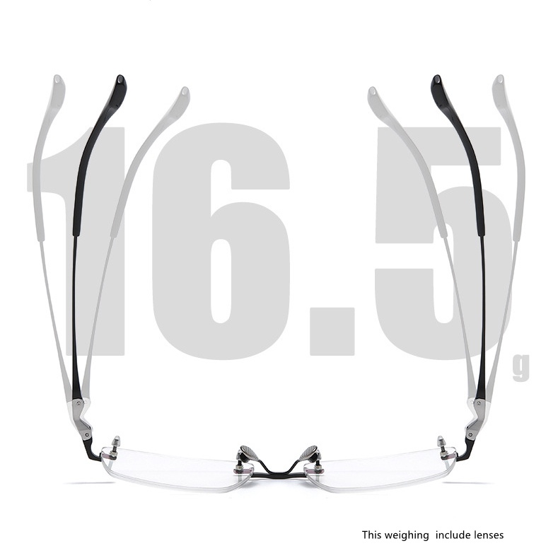 Mắt Kính Siêu Mỏng Bằng Titan Không Viền D.i.t.a DLX80818