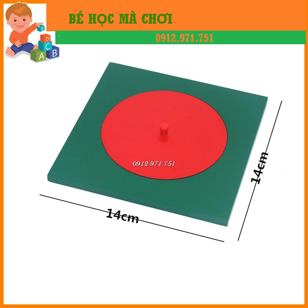 Giáo cụ Montessori - Trò chơi phân số 1/1 đến 1/10