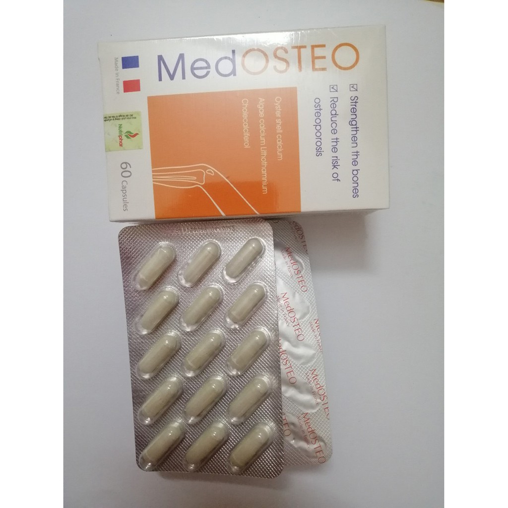 [CHÍNH HÃNG] Viên uống Medosteo - thực phẩm cho người có nhu cầu bổ sung Canxi cao