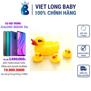 Đồ chơi nhà tắm đàn vịt mẹ và con kêu chíp chíp