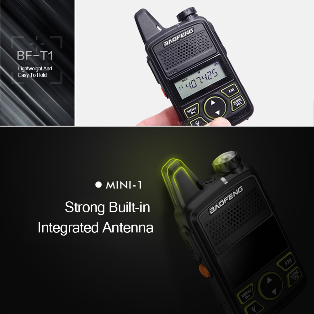 Bộ đàm Baofeng bf-t1 siêu mỏng