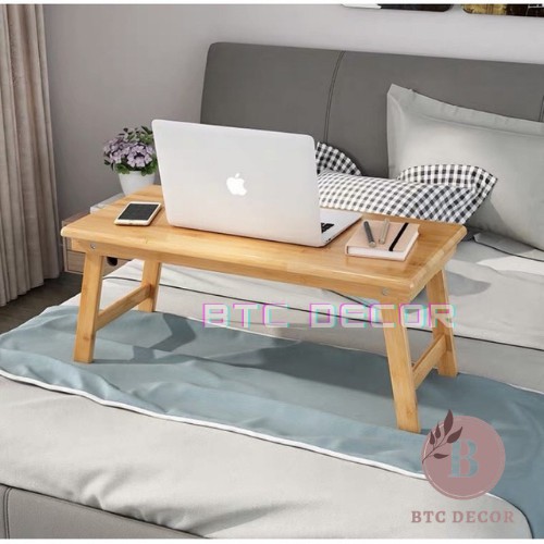 Bàn Gỗ Đa Năng Chân Xếp Gọn BTC DECOR – Bàn Học Gấp Gọn Chất Liệu Gỗ Thông Cao Cấp - Bảo Hành 1 Năm