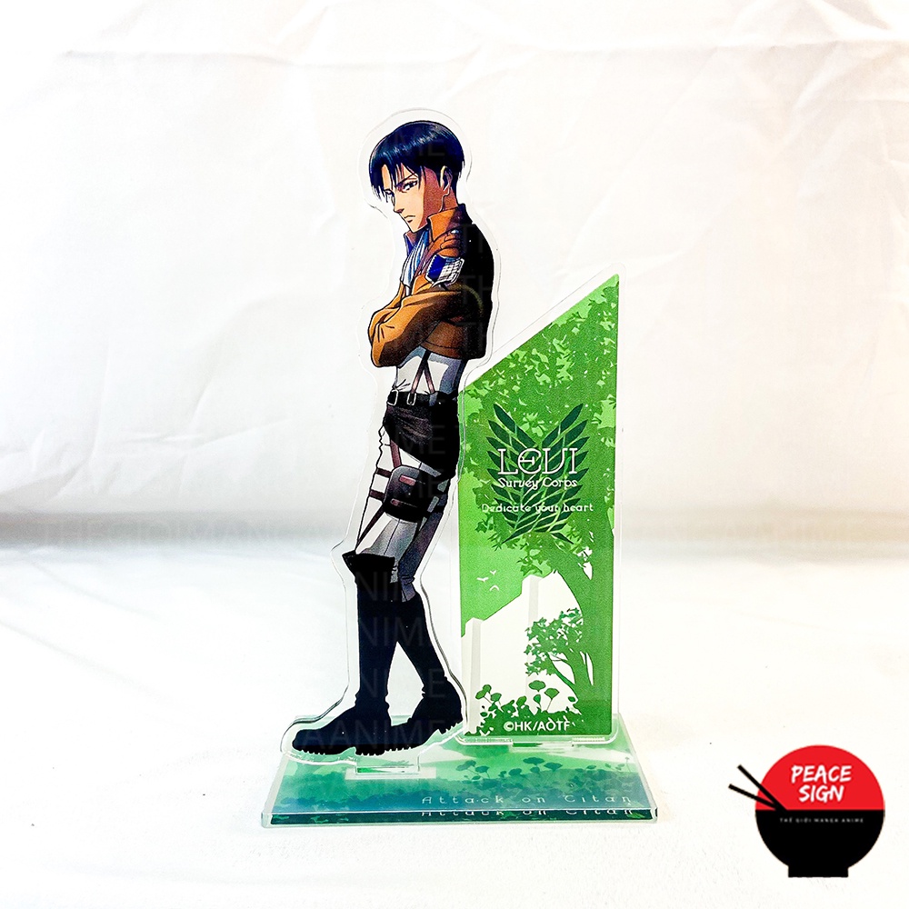 Mô hình nhân vật  ATTACK ON TITAN ver VÒNG HOA Đại Chiến Titan mica standee anime chibi trang trí trưng bày