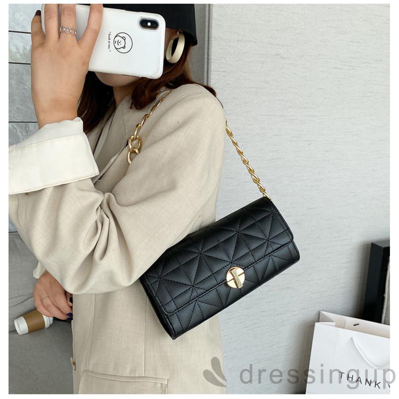 Túi Xách Có Khóa Kim Loại Thiết Kế Sang Trọng Cho Nữ