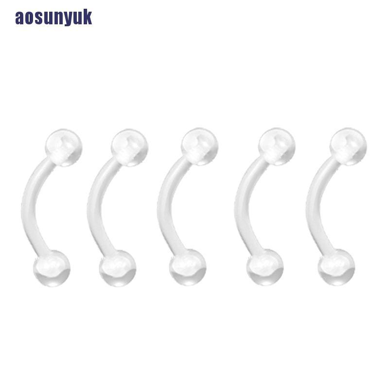 Khuyên Xỏ Cơ Thể Bằng Acrylic Trong Suốt