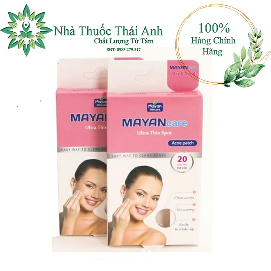 MIẾNG DÁN MỤN MAYAN CARE 0.8