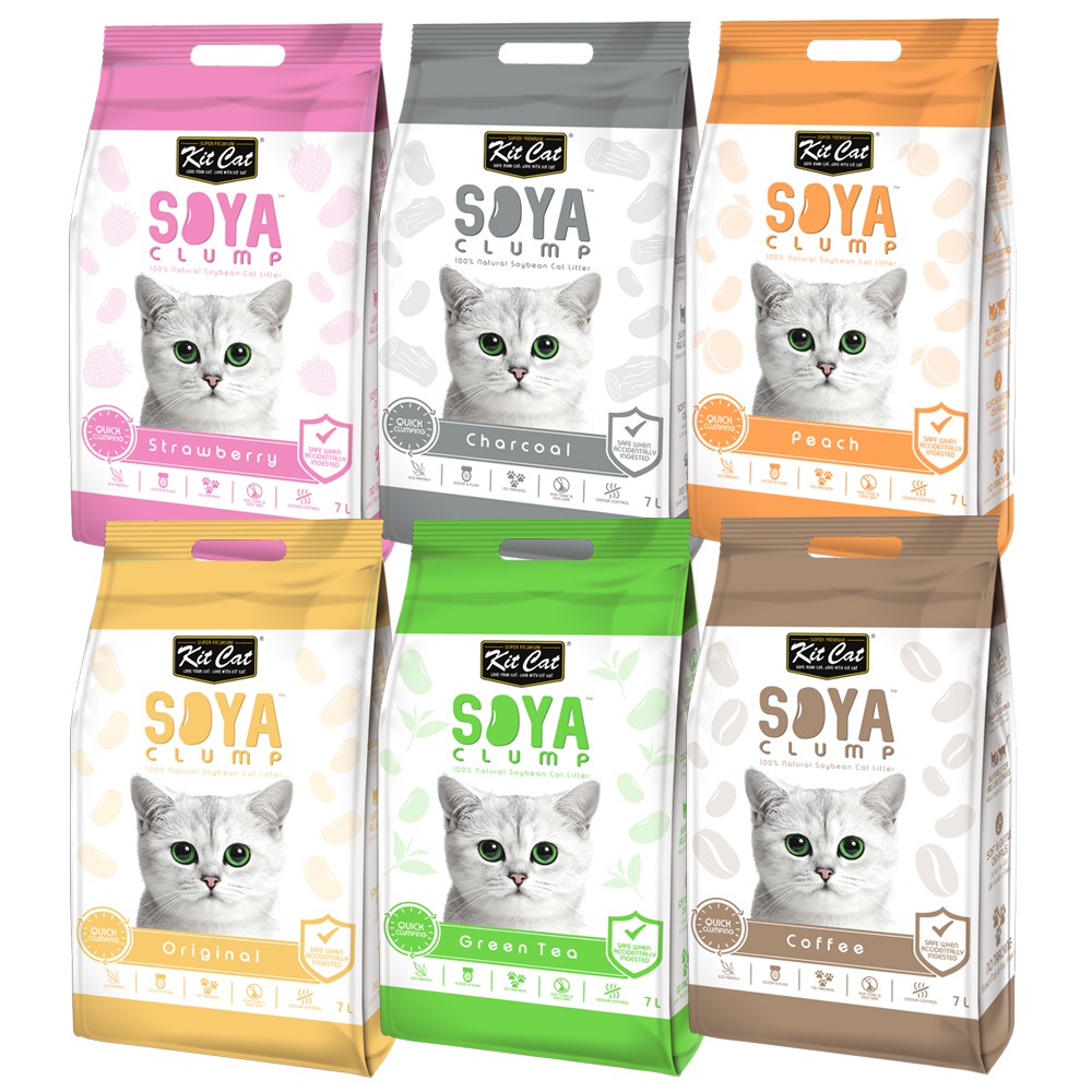 Kit Cat Soya Clump 7L - Cát vệ sinh cho mèo