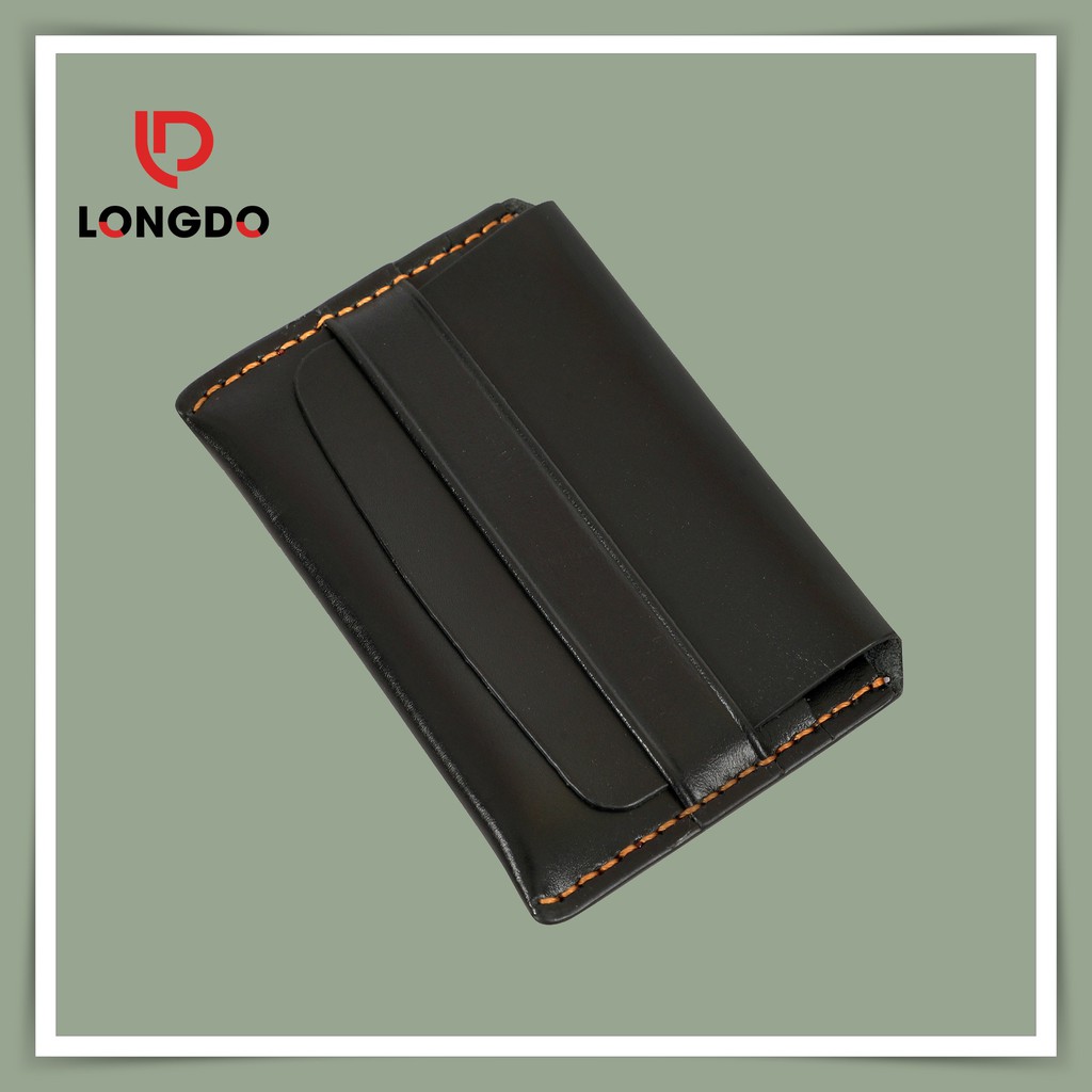 Ví đựng card visit - Cam kết 100% da bò thật nhập khẩu - Hàng cao cấp thương hiệu Longdo Leather - C01