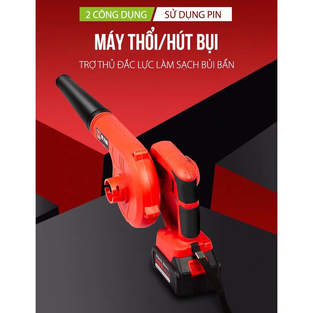 Máy thổi bụi hút bụi dùng pin makita 18v