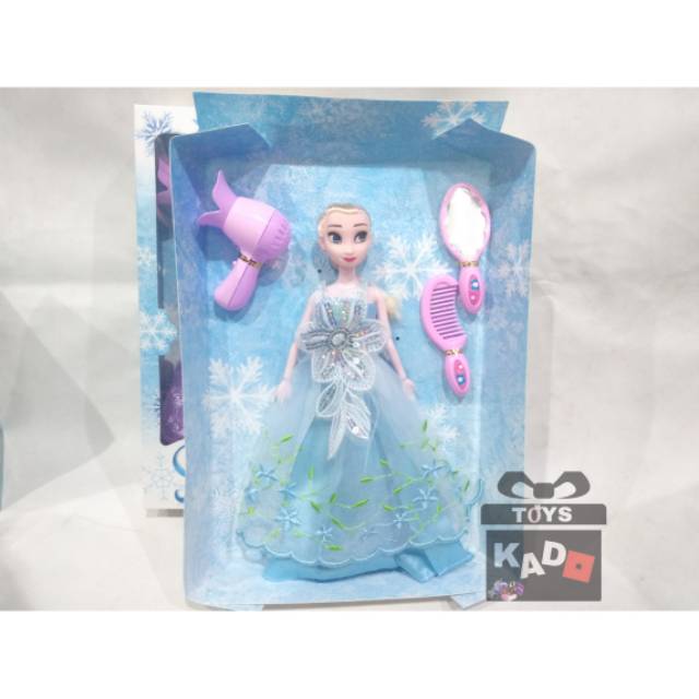 Bộ Đồ Chơi Búp Bê Barbie / Công Chúa Elsa Xinh Xắn Đáng Yêu