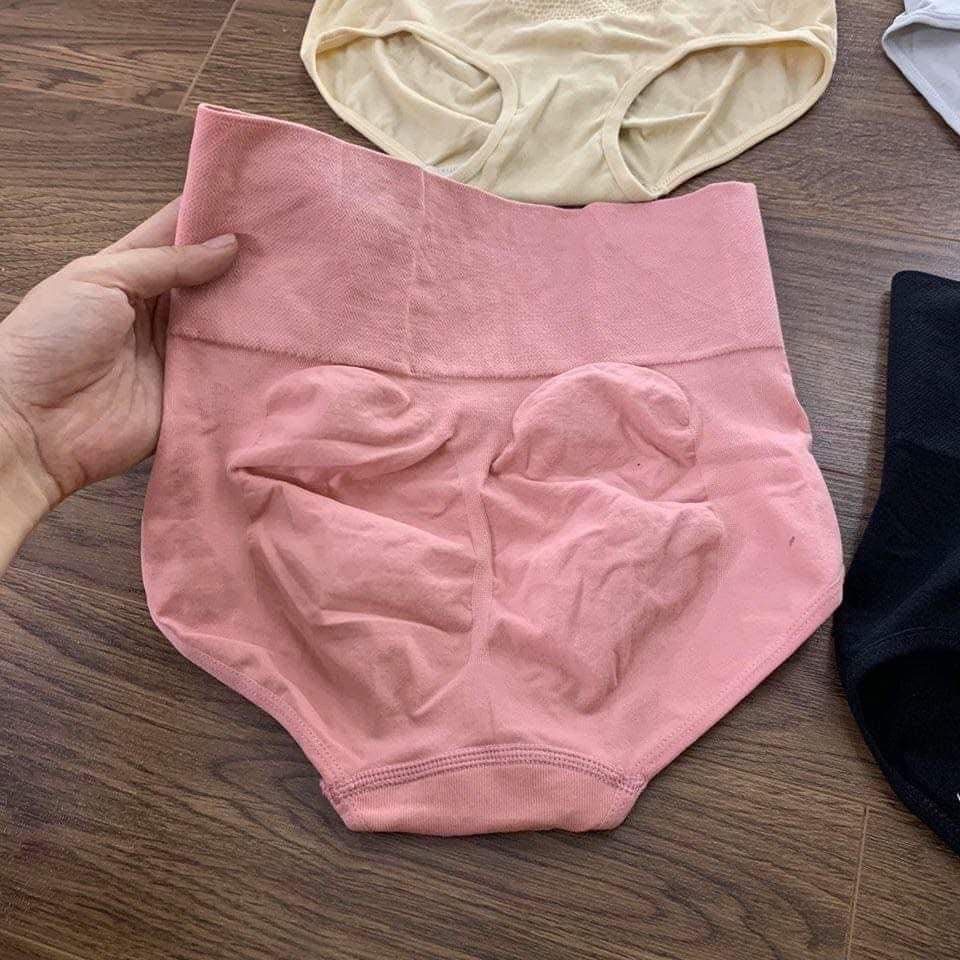 Quần lót y tế cotton cao cấp cạp cao gen bụng, nâng mông kháng khuẩn xuất Nhật túi zip | BigBuy360 - bigbuy360.vn