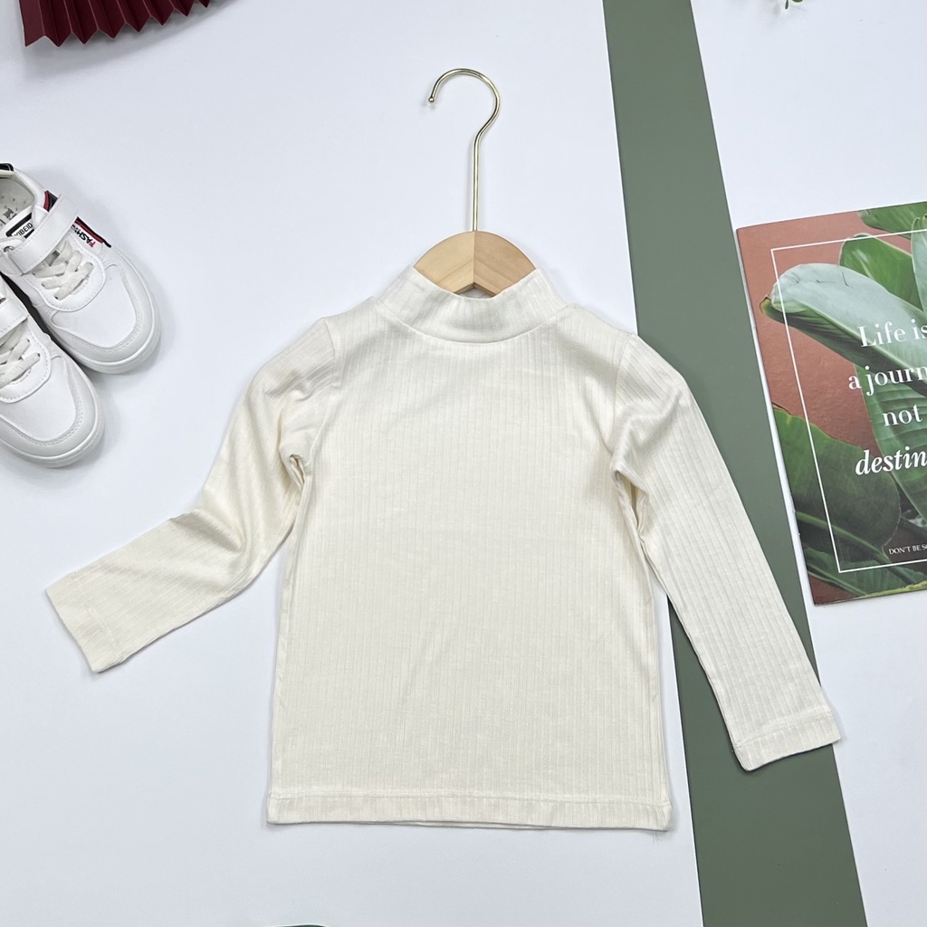 Áo thun trẻ em LITIBABY cổ ba phân, cho bé 1 - 10 tuổi