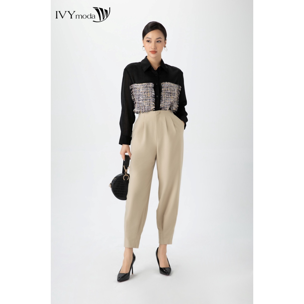 Quần dài nữ ống bó IVY moda MS 22B8994