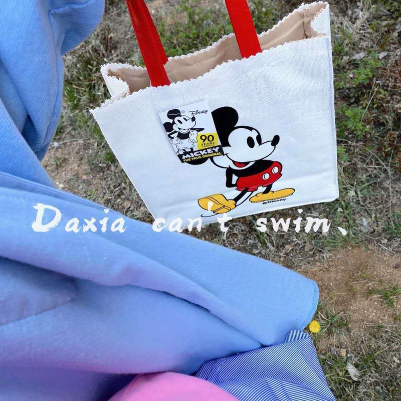 Túi tote nữ Hàn Quốc xách tay hoạt hình mickey vải mềm đeo chéo mini học sinh viên giá rẻ Tuidepstore