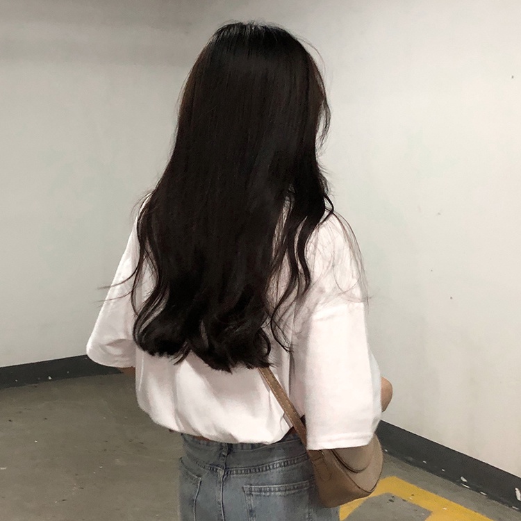 Áo thun tay ngắn dáng rộng thời trang mùa hè cho nữ