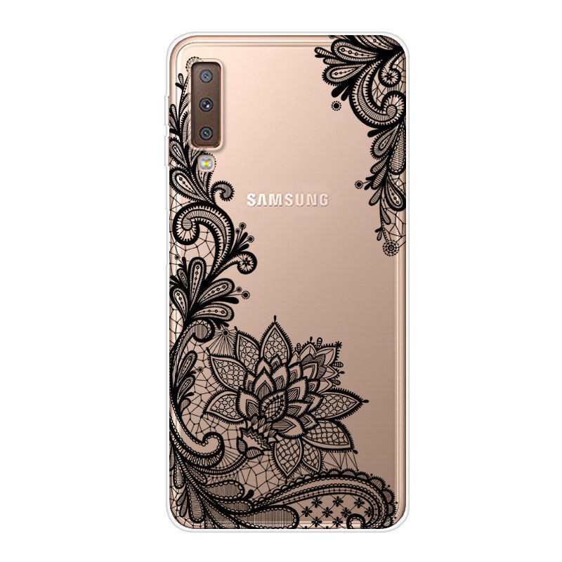 Ốp lưng Samsung Galaxy A7 2018 Vỏ điện thoại di động TPU Sơn In Hình Mềm Cho Vỏ bảo vệ Vỏ Samsung A750F Silicone Case