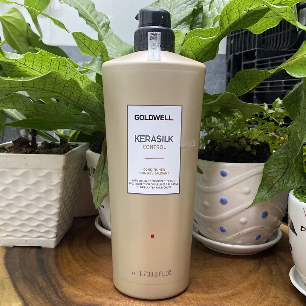 🇩🇪 Dầu xả suôn mượt Goldwell Kerasilk Control Conditioner 1000ml