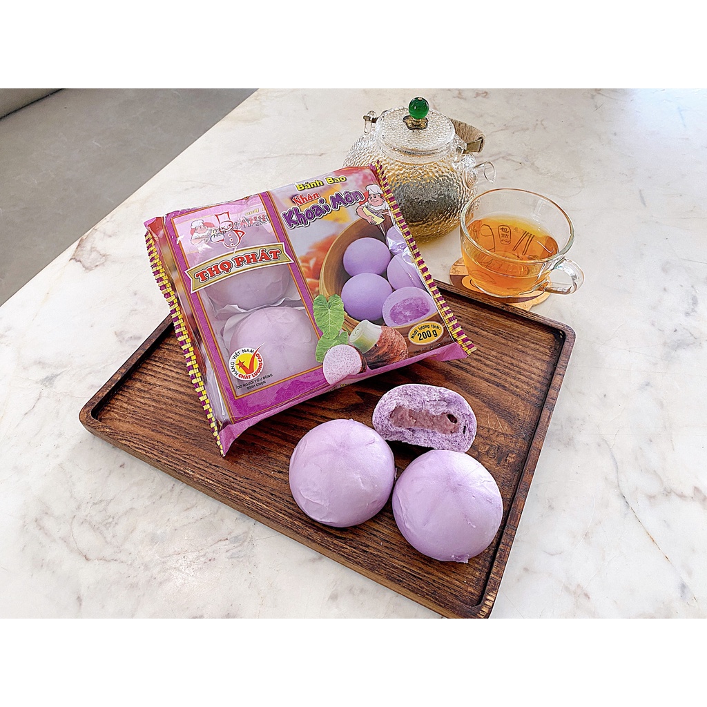 Bánh Bao Nhân Khoai Môn THỌ PHÁT FOOD 200gr | BigBuy360 - bigbuy360.vn