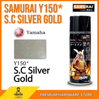 CHAI SƠN SAMURAI MÀU BẠC GOLD ÁNH KIM, BẠC PHA LÊ MÃ MÀU Y150