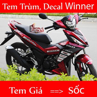 Tem Trùm Winner Đỏ Đen AMG Thể Thao