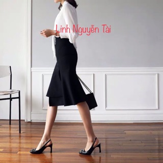 Chân váy đuôi cá dáng dài