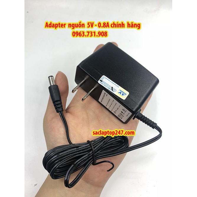 Adapter nguồn 5V 0.8A cho máy chấm công