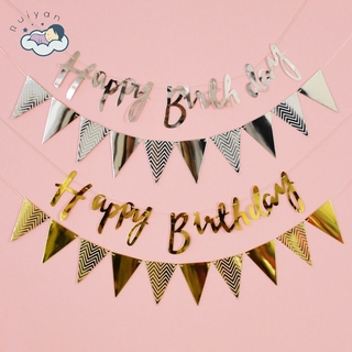 Dải Đèn Chữ Happy Birthday Trang Trí Tiệc Cho Bé