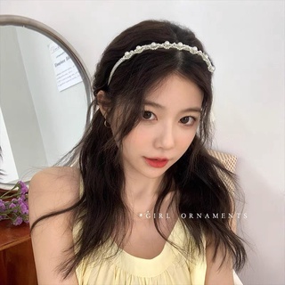 Bờm Cài Tóc Đính Hạt Phong Cách Hàn
