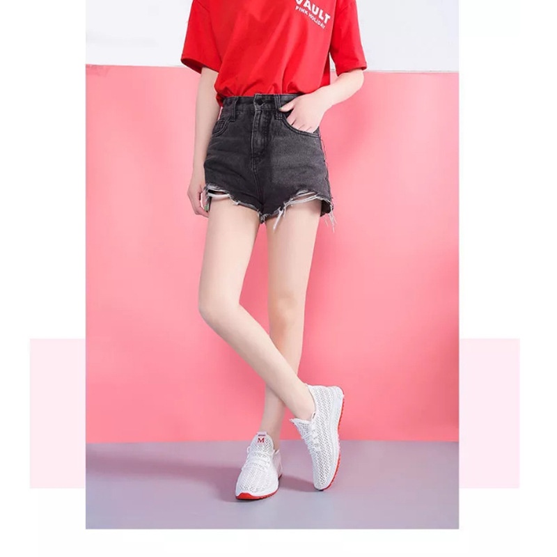 Giày sneaker nữ thoáng khí  Thegioigiay V197
