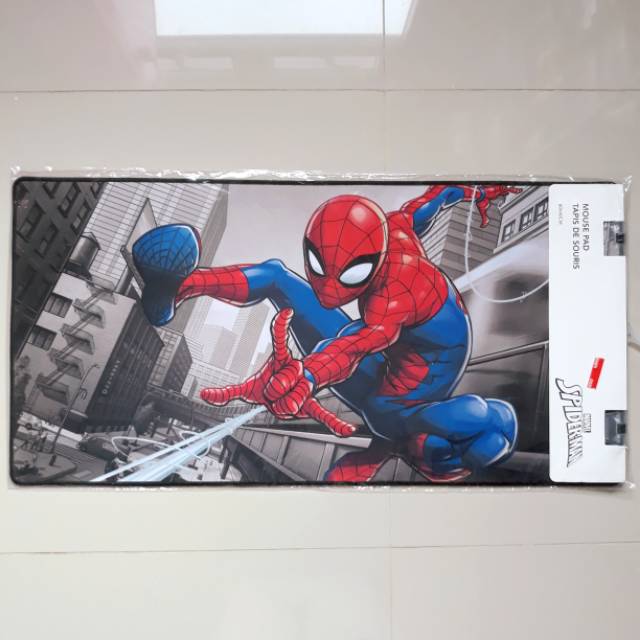 Miếng Lót Chuột Cỡ Lớn 80x40 cm In Hình Người Nhện Marvel Độc Đáo