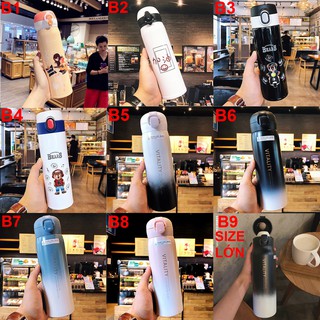 Bình Giữ Nhiệt Nắp Bật 350ML - 500ML
