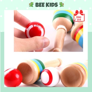 Đồ Chơi Gỗ Kendama - Đồ Chơi Giáo Dục An Toàn Cho Bé BEEKISD