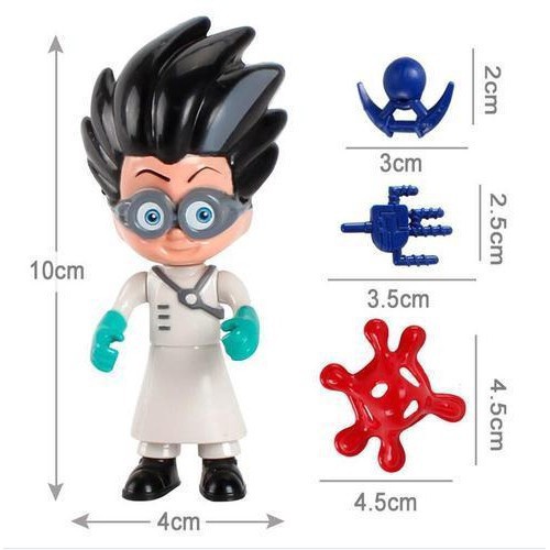 Bộ 6 mô hình đồ chơi nhân vật trong phim hoạt hình &quot;Pj Masks&quot;