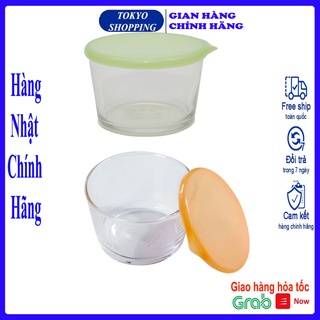 Hộp thủy tinh tròn đựng thực phẩm có nắp đậy 250ml Hàng Nhập Khẩu Từ Nhật