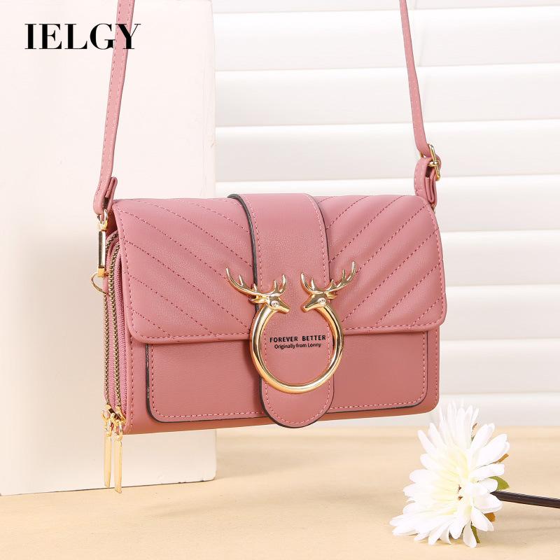 Túi đeo vai IELGY bằng kim loại thời trang dành cho nữ