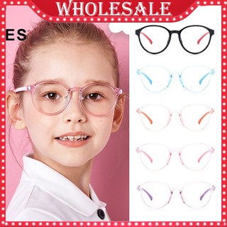Mắt kính KAIWENLOVE gọng phẳng chống ánh sáng xanh thời trang cho trẻ em