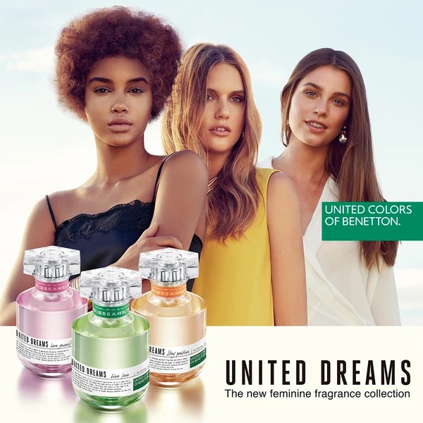 Paris France Beauty - Nước Hoa Nữ United Color Of Benetton United Dreams Dream Big 80ml