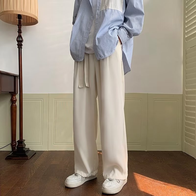 Quần ống rộng Phong Cách Hàn Quốc Thời Trang Unisex Size M-3XL