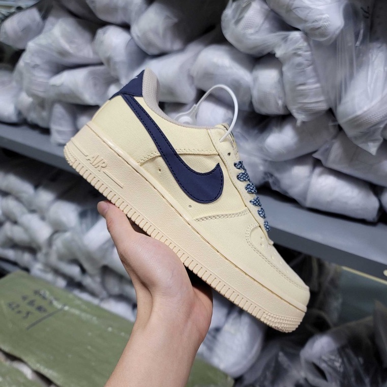 Giày Thể Thao Af1 Air Force 1 Brooklyn - Dây Thừng Bigbang - Navy - Dunk Undefeated Cao Cấp