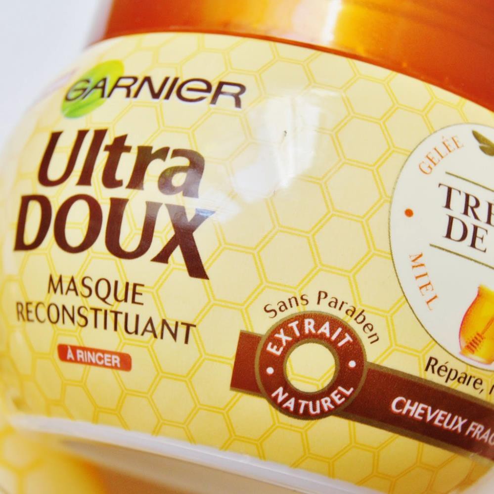 Mặt Nạ Ủ Tóc Mật Ong - Garnier Ultra Doux Masque Reconstituant Trésors de Miel 300ml