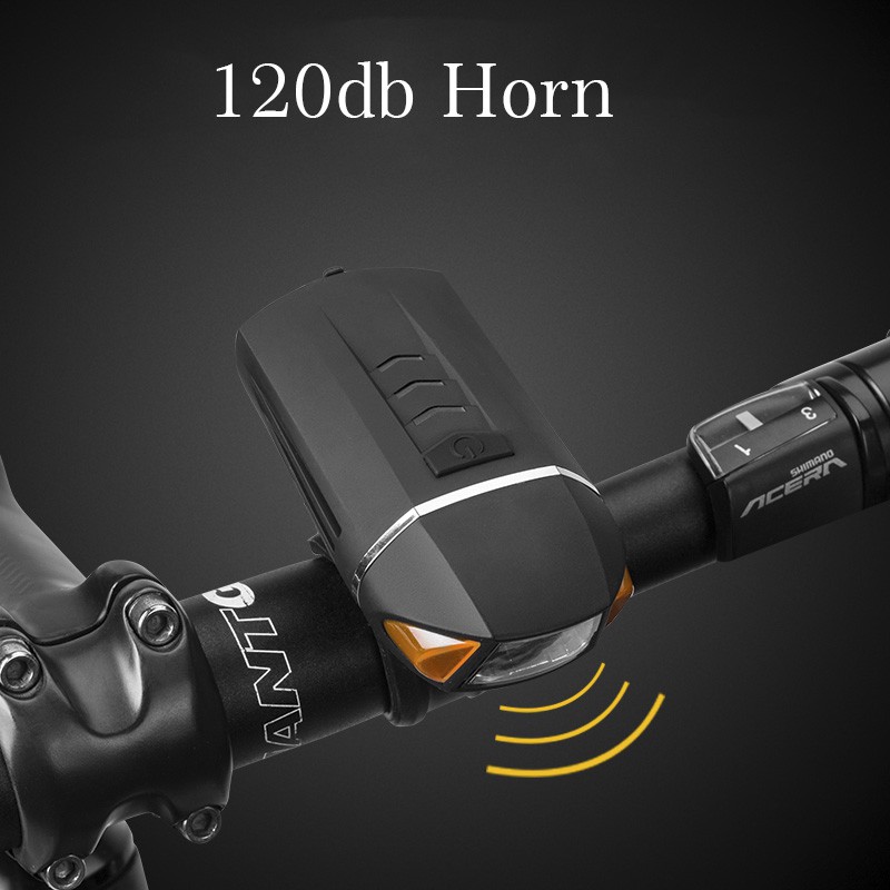 Rockbros Đèn LED Tín Hiệu 350 Lumen 120db Cho Xe Đạp