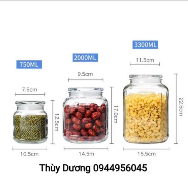 Hũ thủy tinh đựng gia vị hình vuông 700ml | BigBuy360 - bigbuy360.vn