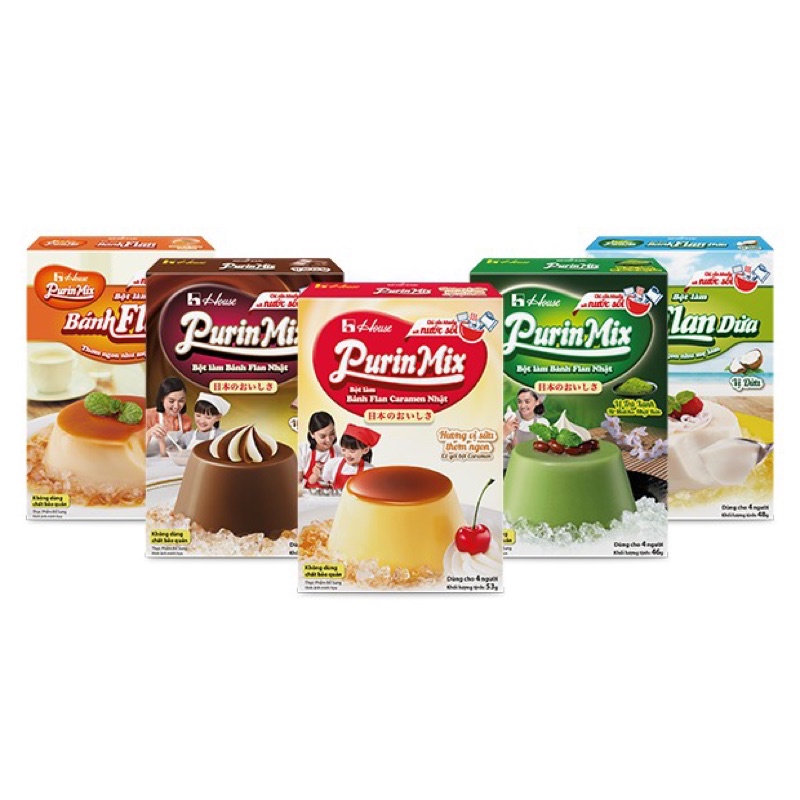 Bột bánh Flan đủ vị 46g(BC)