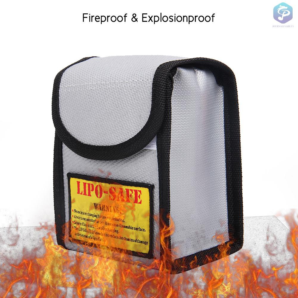 Túi Đựng Pin Lipo Chống Cháy Nổ An Toàn Cho Dji Phantom 4 Pro Kích Thước 115x100 X 75mm