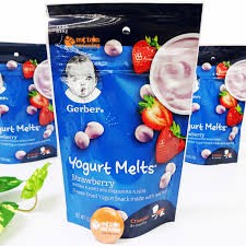 BÁNH TAN YOGURT GERBER VỊ DÂU