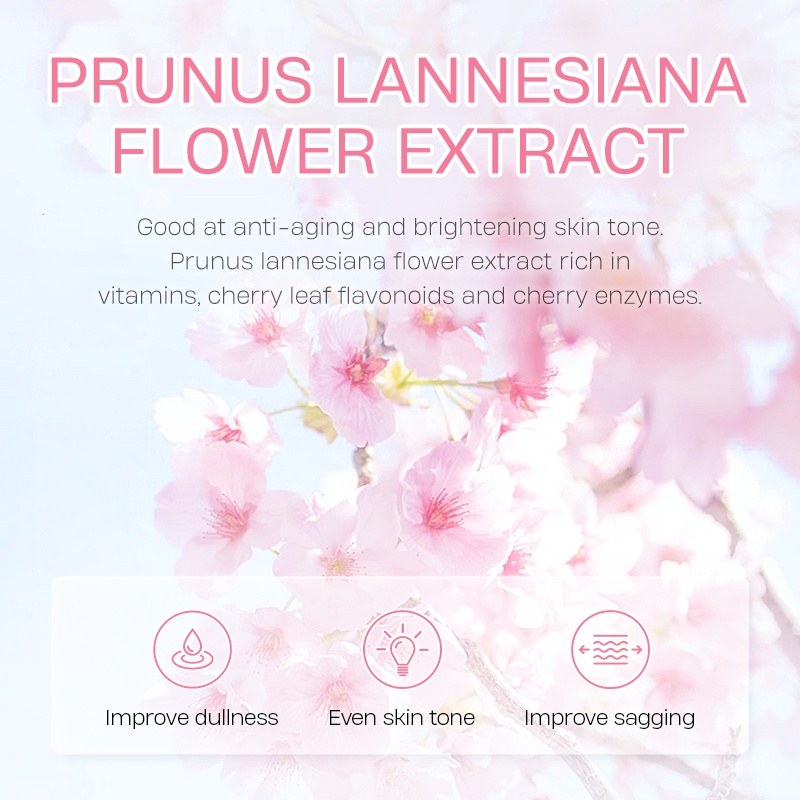 Set 20 serum LAIKOU chiết xuất hoa anh đào làm sáng tông màu da 1ml