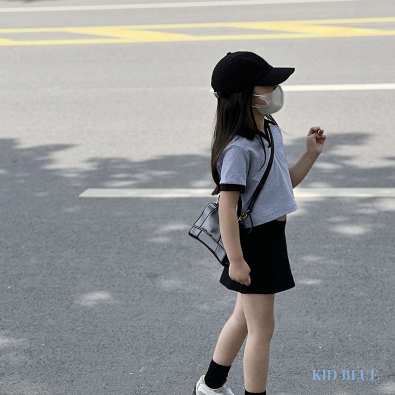 Set Áo Thun polo + Chân Váy Thời Trang Hàn Quốc Cho Nữ